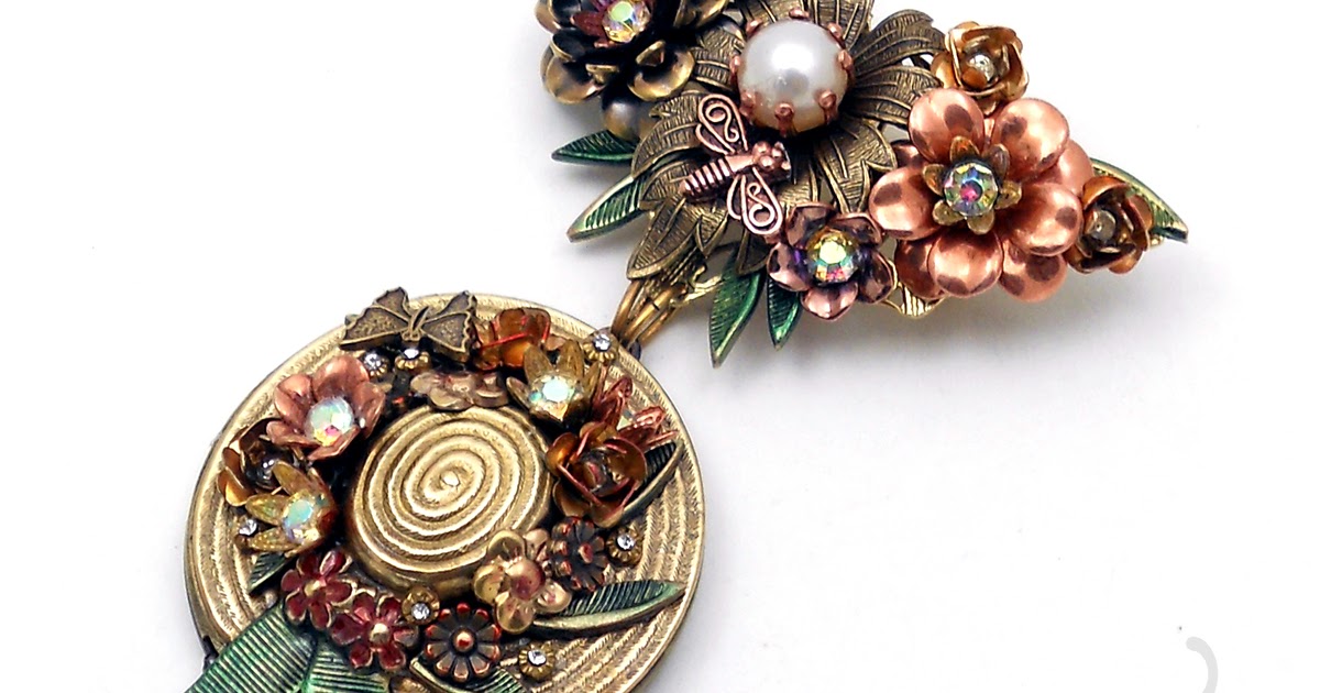 Beautiful Floral Brooch Pendant Tutorials for Mother's Day The