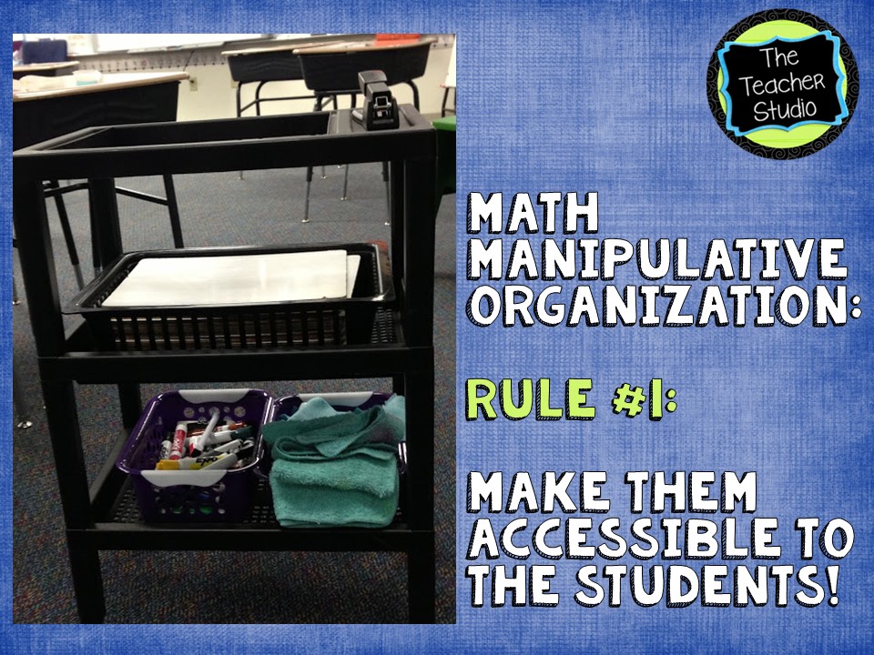 Math Manipulative Organization The Teacher Studio Learning, Thinking