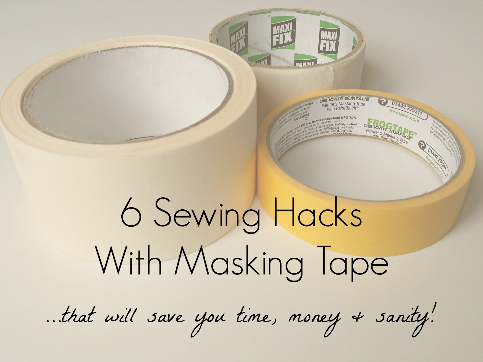 6 Sewing Hacks With Masking Tape makery Bloglovin’