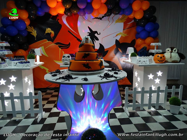 Halloween - Decoração provençal simples - Detalhes imagem 04 Mesa temática Halloween provençal para festa infantil
