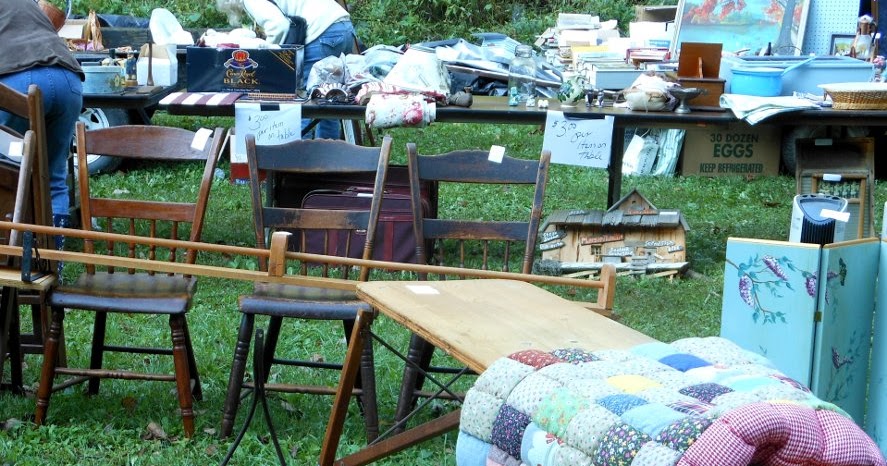 Quilted Nest: My Estate & Garage Sale Morning...