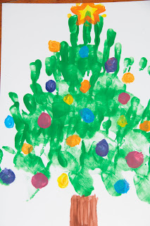 Christmas Tree Handprints
