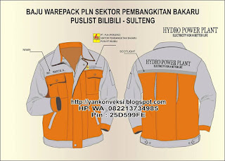 WEARPACK PESANAN PLN MAKASAR SULAWESI UTARA