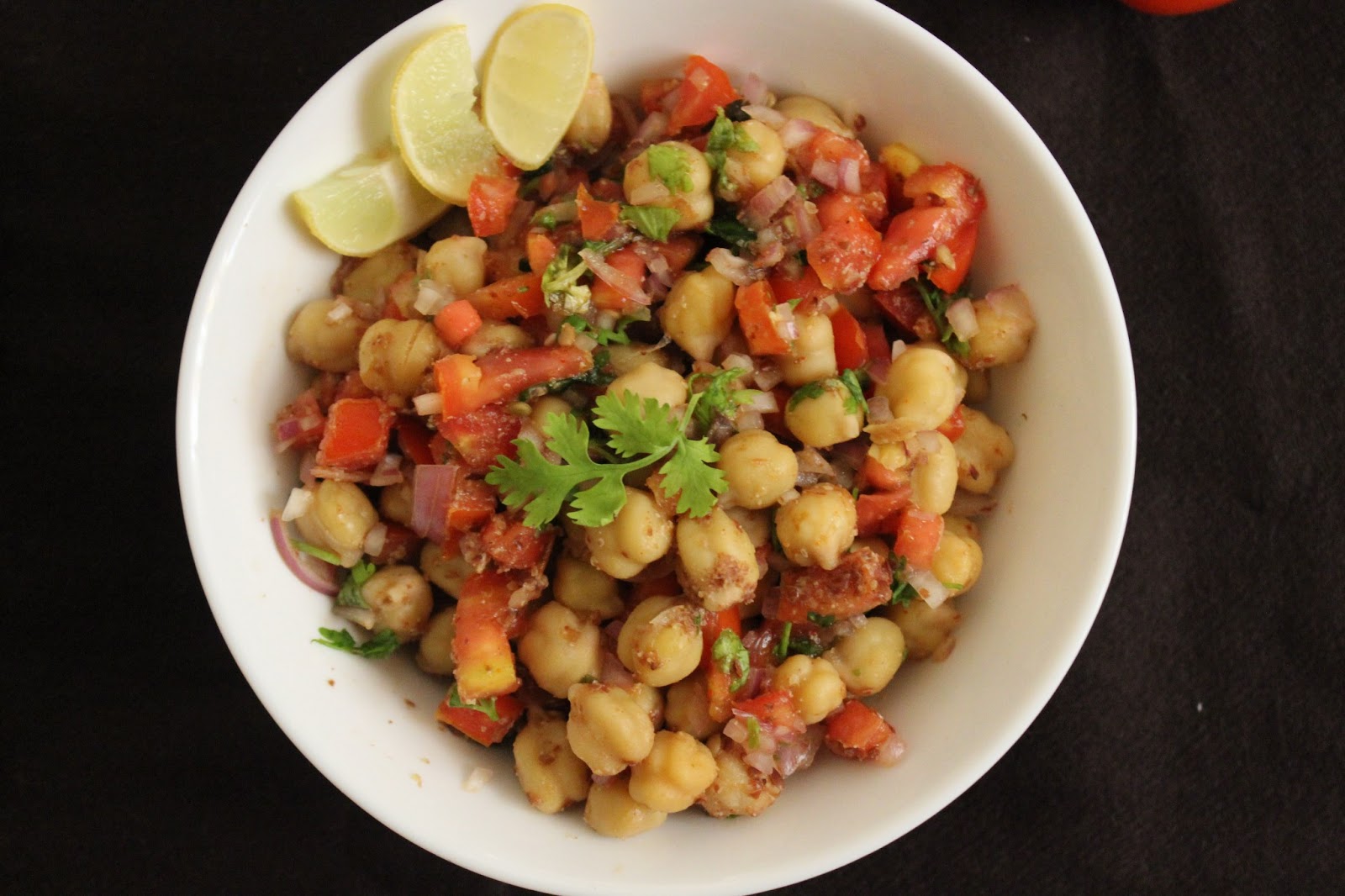 One Teaspoon Of Life Kabuli chana chaat / Chickpea salad