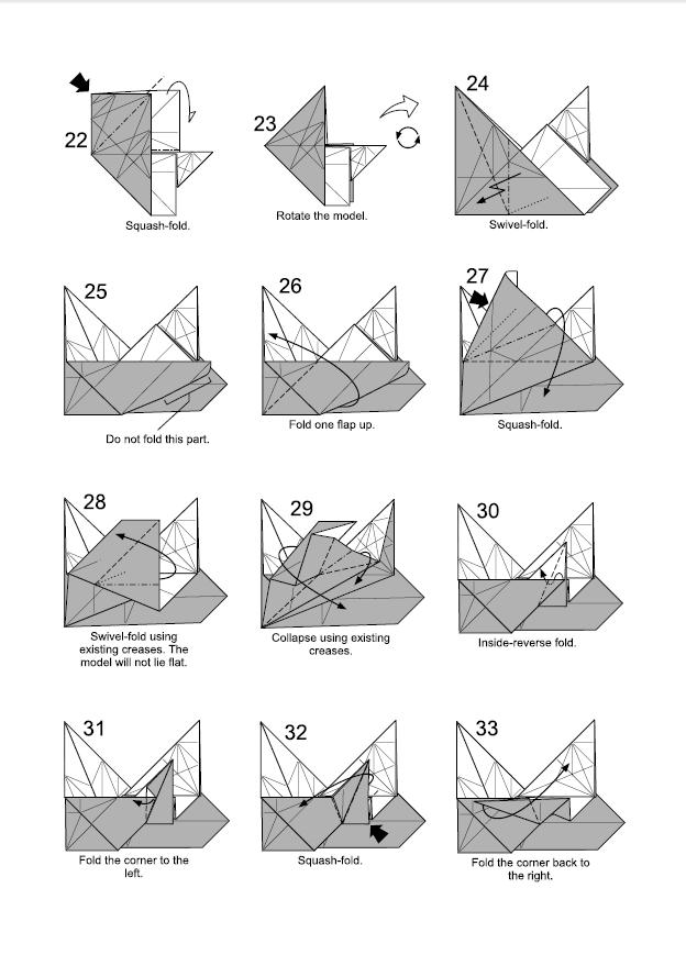 Origami eagle nguyen hung cuong diagram pdf