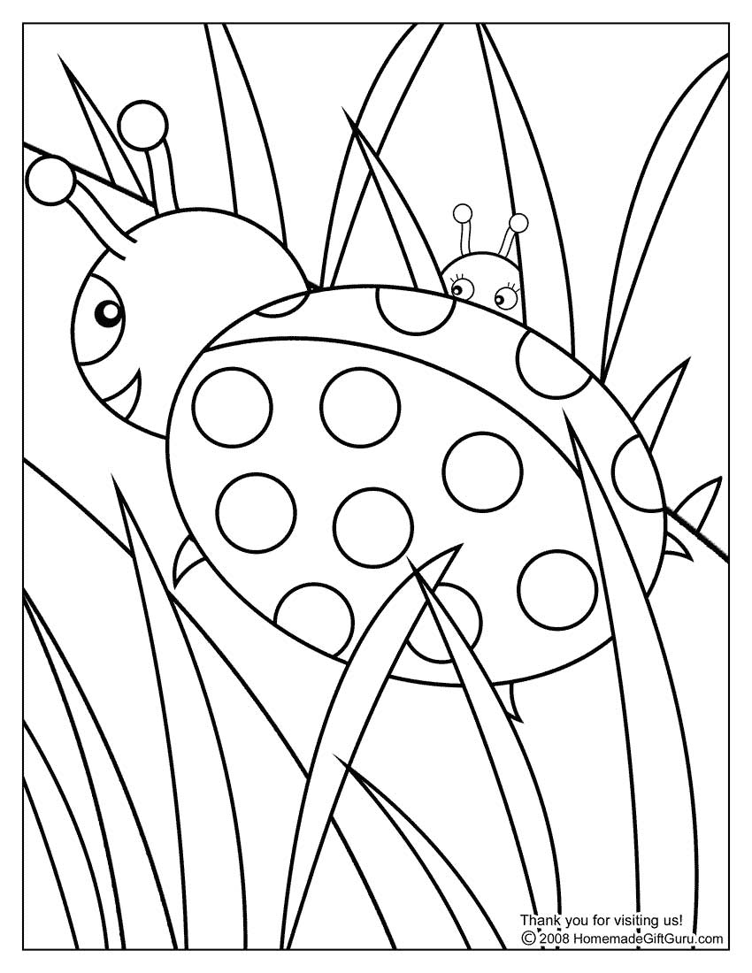 OODLES of DOODLES: Ladybug Coloring Pages