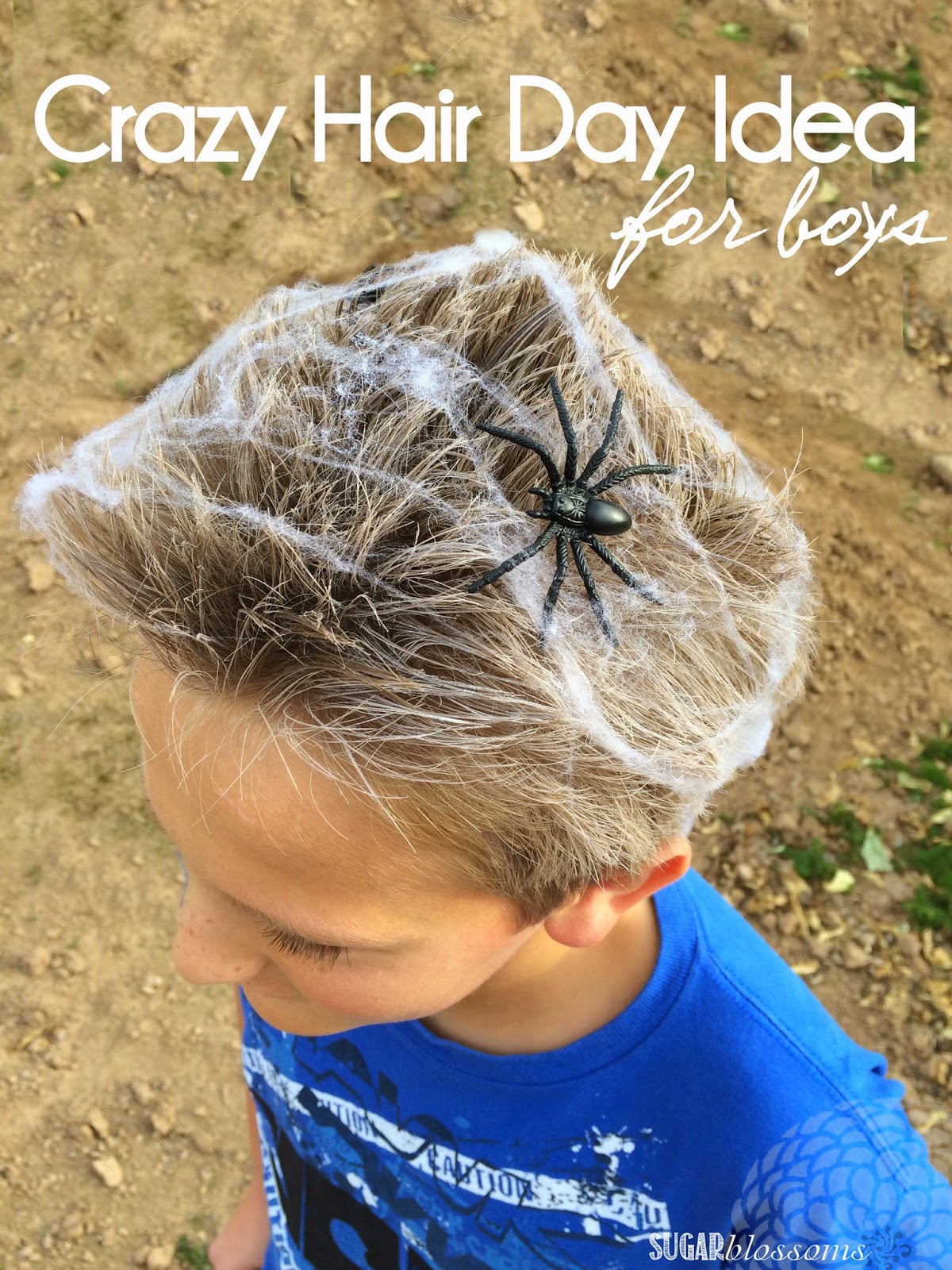 Sweet Sugar Blossoms: Crazy, Wacky Hair Day Idea for Boys