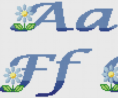 Patrones Punto De Cruz En Formato Pdf Para Descargar E Imprimir En Casa Alphabet Flowers Cross Stitch Pattern Alfabeto De Flores En Patrones Punto De Cruz También agregaron la cruz en la parte superior de la letra para. patrones punto de cruz en formato pdf para descargar e imprimir en casa blogger