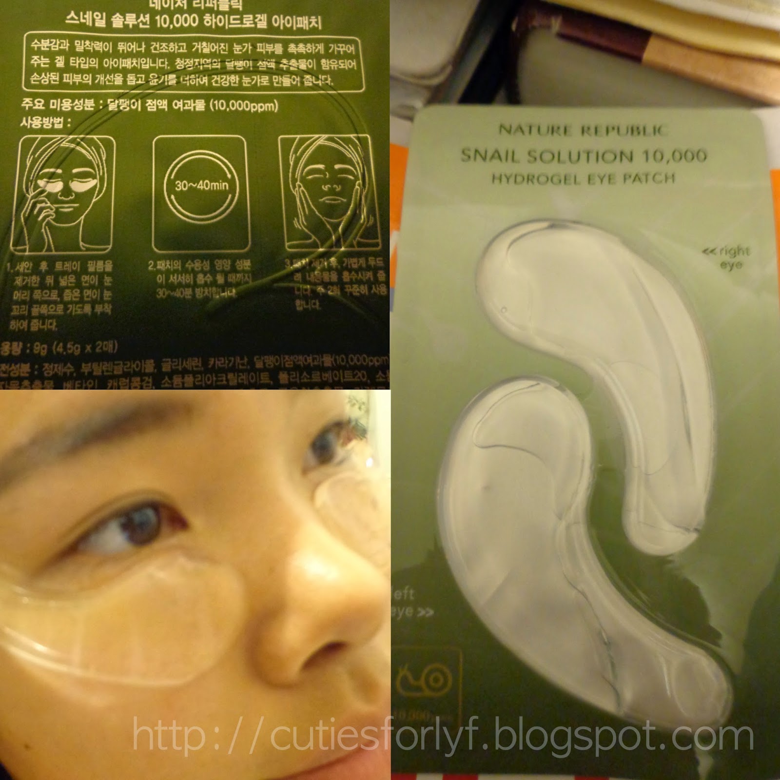 CutiesforLyf [Review] Nature Republic Snail Solution 10,000 Hydrogel