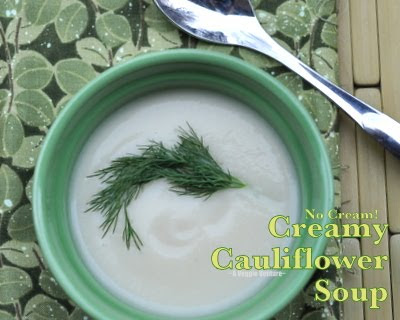 No-Cream Creamy Cauliflower Soup