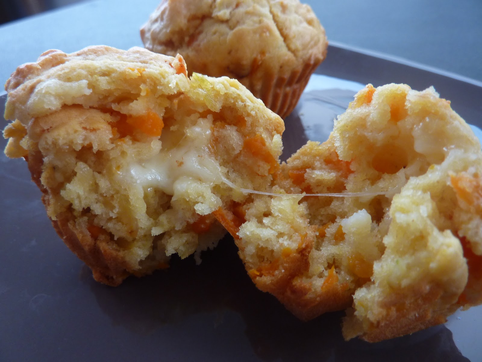 MonGrainD'Sel Muffins salé carottesoignons au curry et coeur coulant