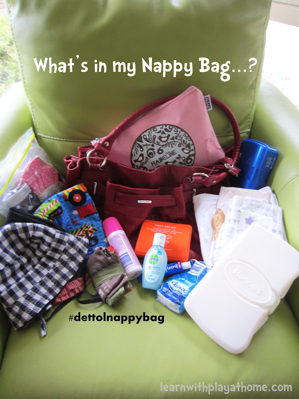 Learn with Play at Home What's in my Nappy Bag?