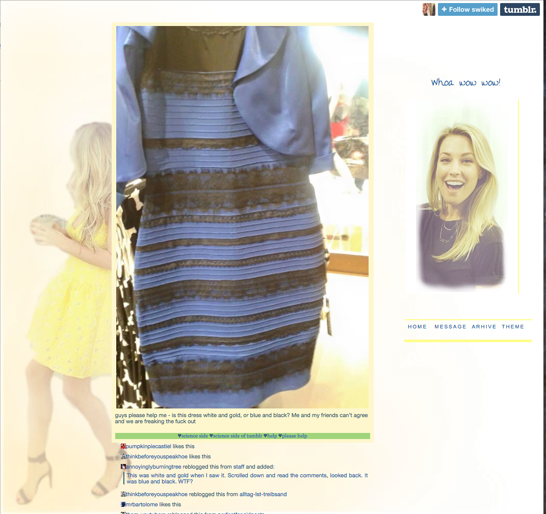 white and gold dress illusions