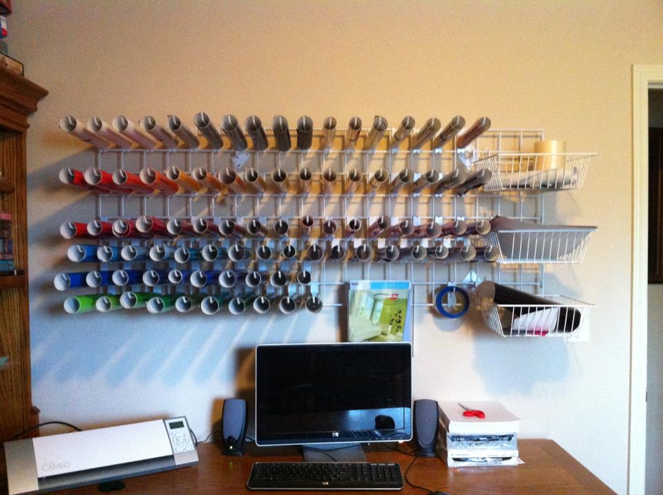 Spicy Pinecone Easy Gridwall Vinyl Organizer