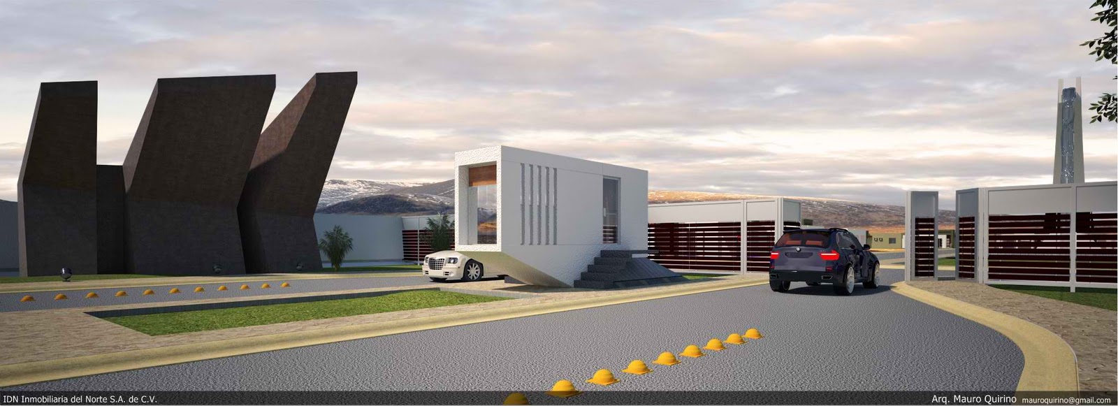 Proyectos QUIDOM Acceso Fraccionamiento Punta de Anahuac (SECTOR DIAMANTE)