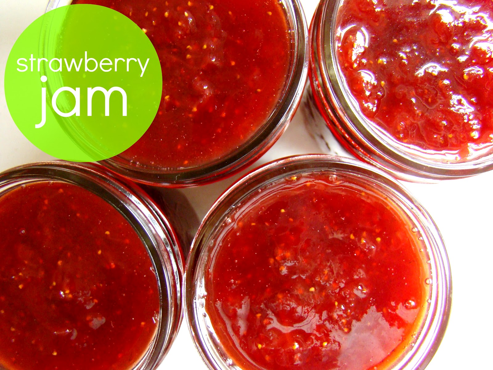 Canning strawberry jam (no added pectin)