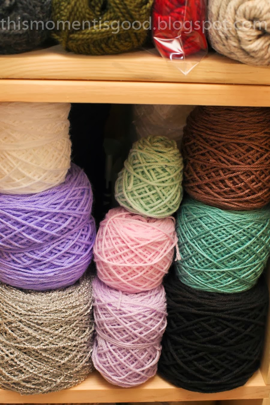 YARN ORGANIZATION... Loom Knitting by This Moment is Good!