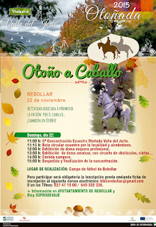 Otoño a caballo. Rebollar. Otoñada Valle del Jerte