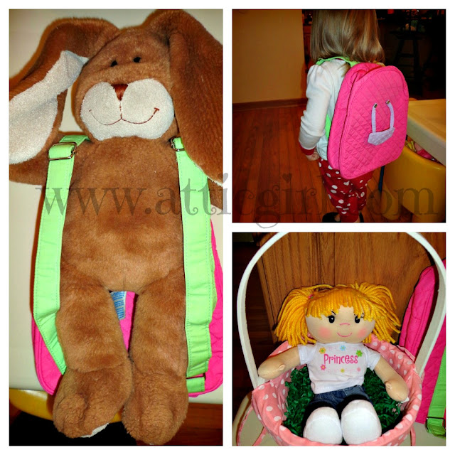 Rag Doll Backpack Personal Creations, Easter gifts for toddlers