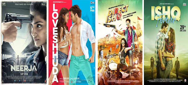 Neerja, Loveshhuda, Direct Ishq And Ishq Forever - Hit or Flop - Box Office Prediction Neerja, Loveshhuda, Direct Ishq And Ishq Forever - Hit or Flop - Box Office Prediction