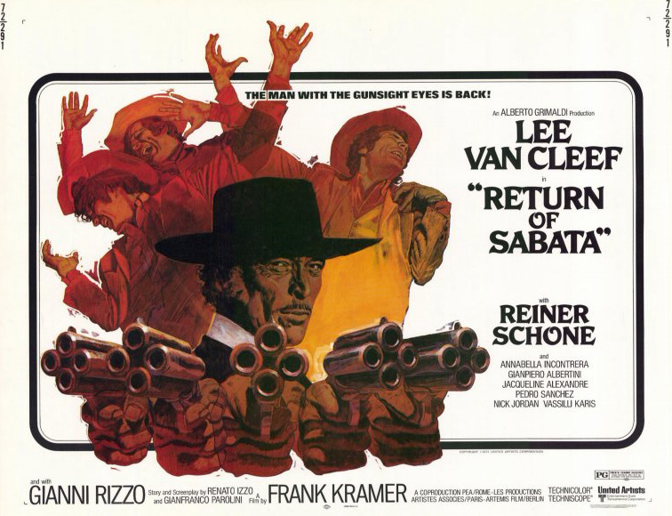 Return Of Sabata (Western) {Lee Van Cleef} ]1971]