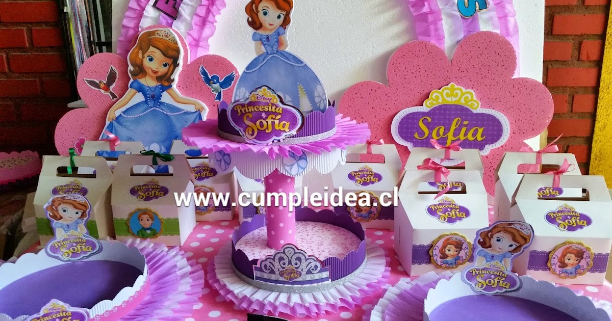 DECORACIONES INFANTILES: princesita sofia