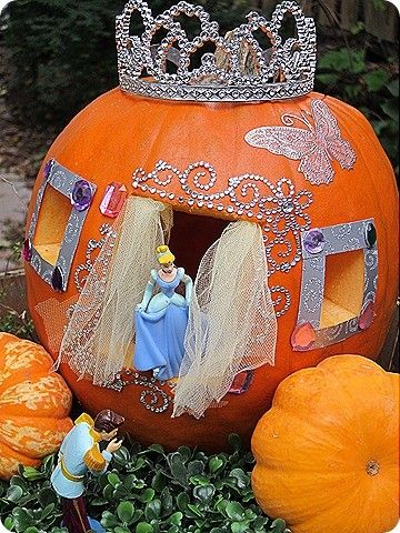 Halloween pumpkin Cinderella filmprincesses.blogspot.com