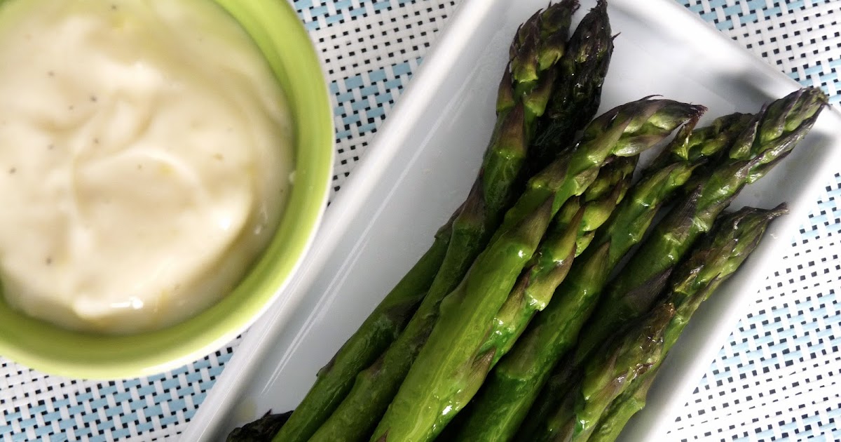 Roasted Asparagus w/ Lemon Aioli