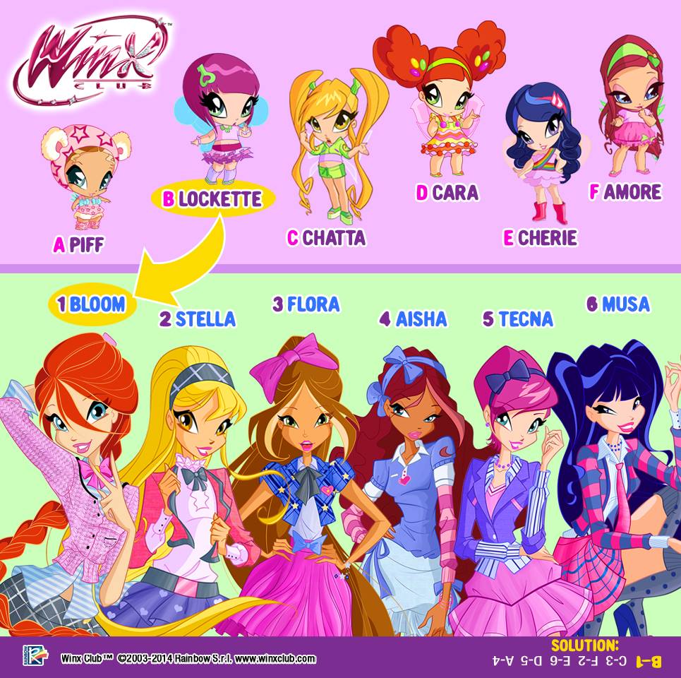 ¡Empareja a cada Winx con su Pixie! - Winx Club All