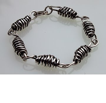 Coiled Wire Bead Bracelet, 2015