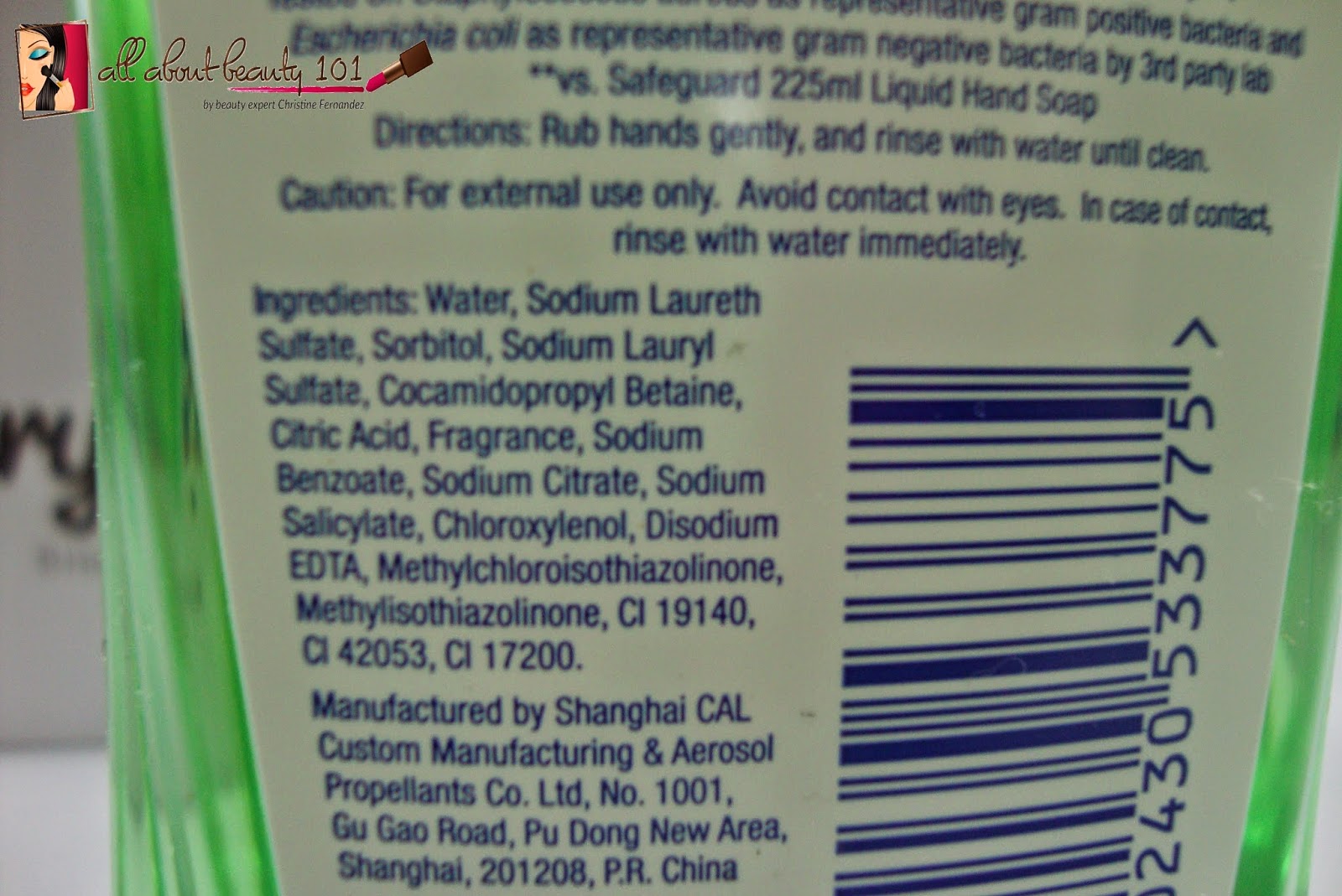 Safeguard Apple Bloom Foaming Antibacterial Hand Soap All About