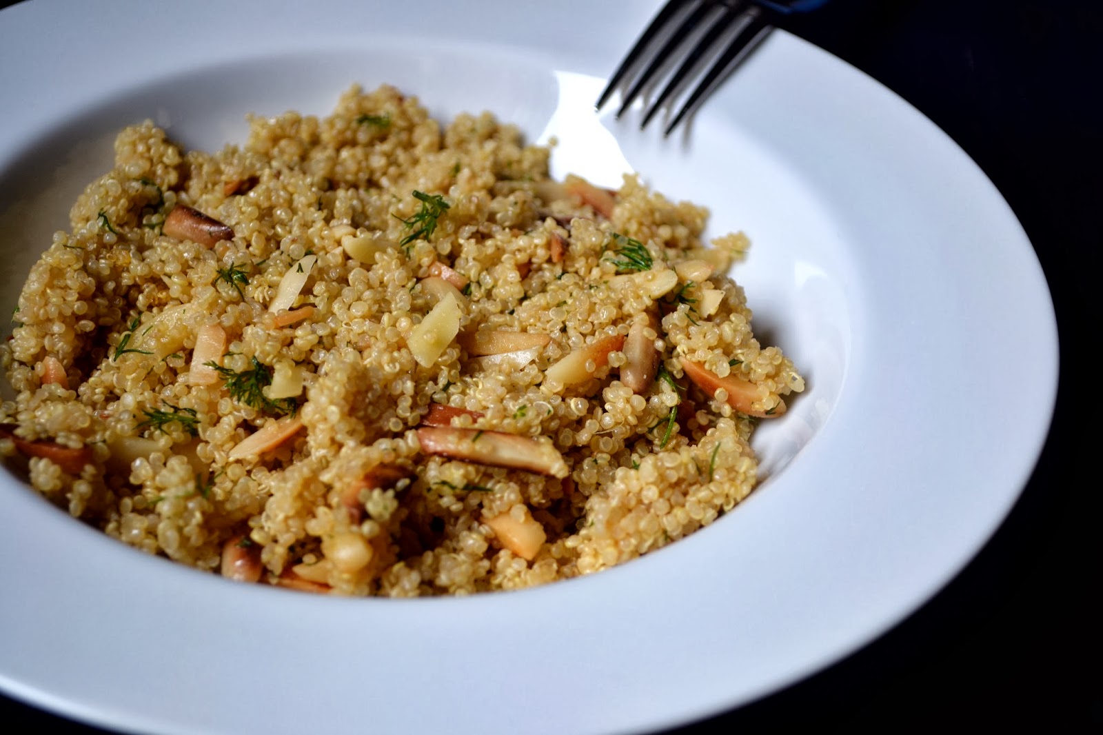 Hardly Housewives Lemon Dill Quinoa Salad