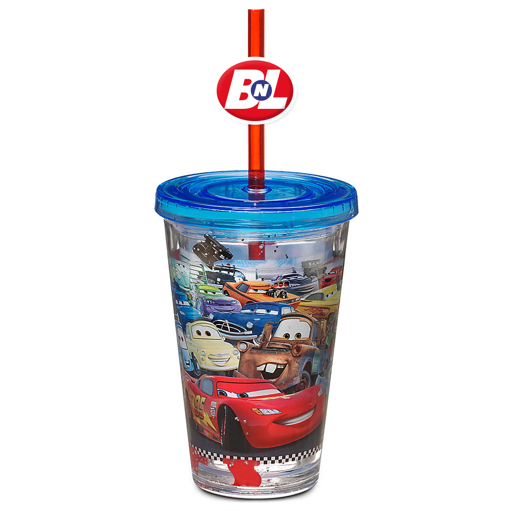 ON BUY N LARGE Cars Tumbler with Straw Small