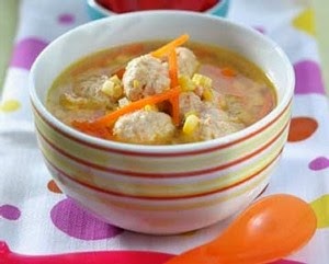 Resep Sup Jagung Bola Ayam Wortel