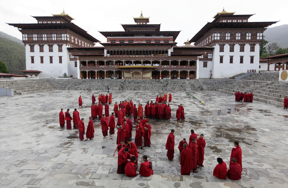 Káº¿t quáº£ hÃ¬nh áº£nh cho Tu viá»n Tashicho Dzong (Thimphu Dzong)Â Bhutan