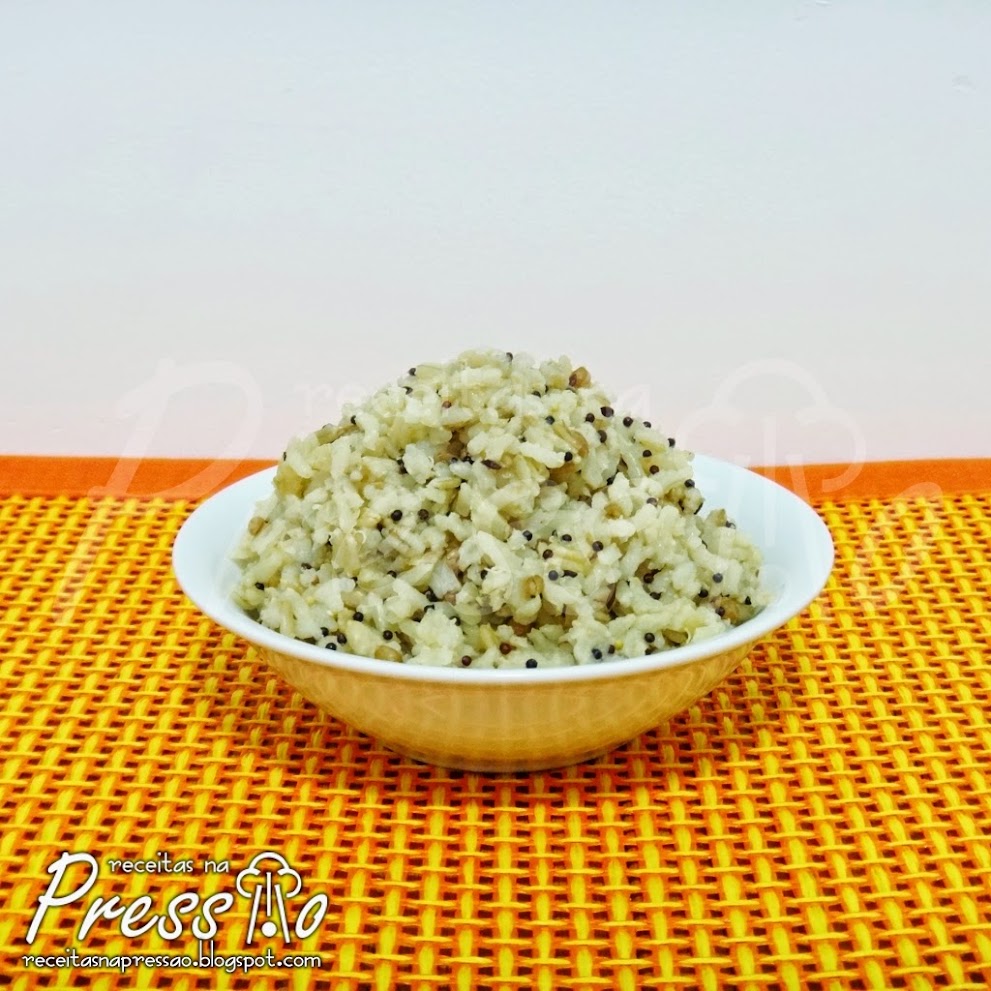 Arroz 7 Grãos ou com Cereais na Pressão