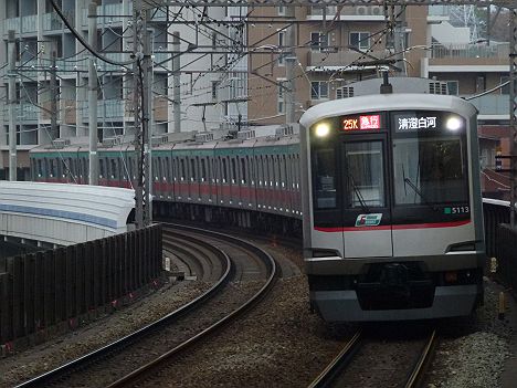 東京メトロ半蔵門線　田園都市線　急行　清澄白河行き4　5000系