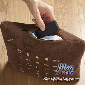 Kawal televisyen menggunakan bantal