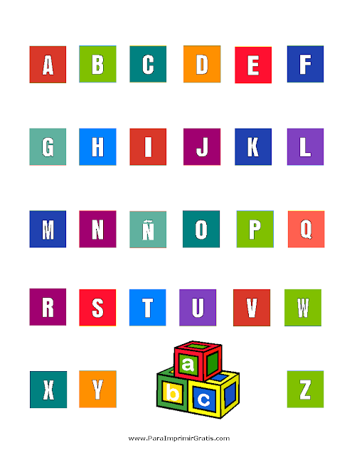 Letras abecedario para imprimir y recortar - Imagui