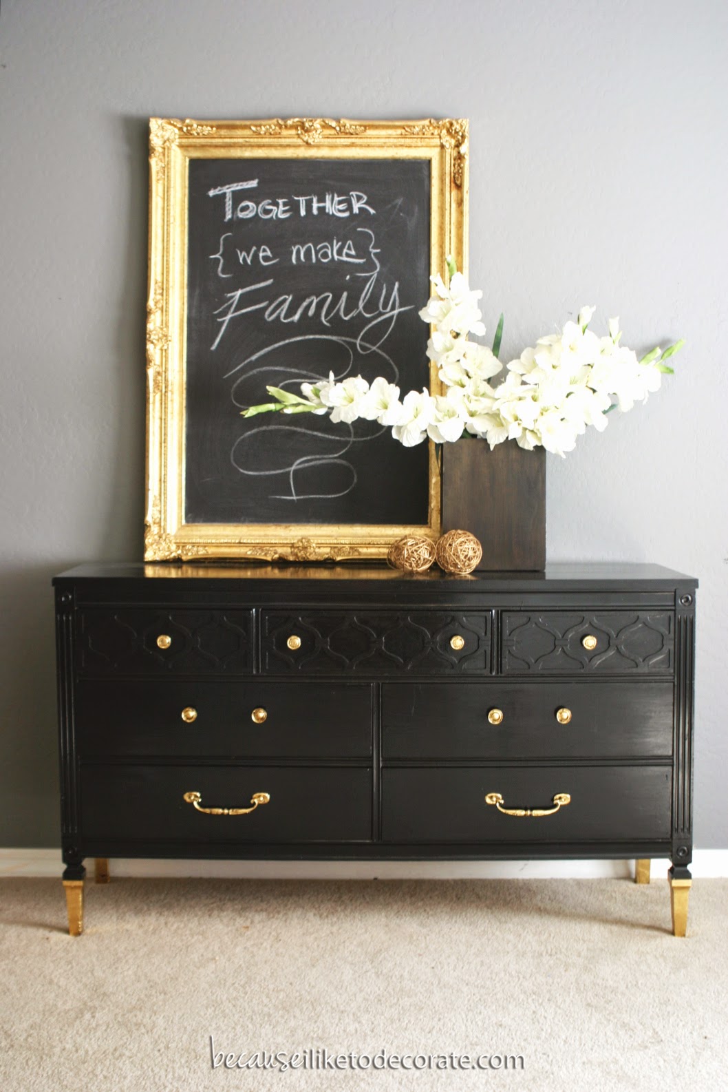 10 Beautiful Black Dresser Makeovers (you should try) Rashon Carraway