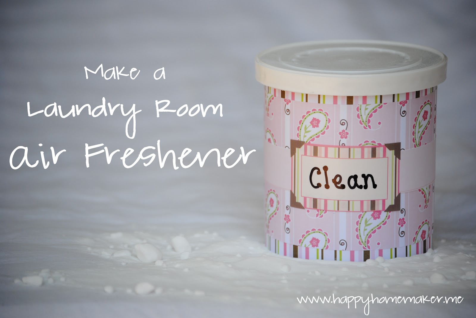 Happy Homemaker Me Make a Laundry Room Air Freshener