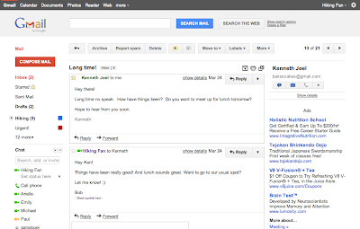 Gmail’s New Look
