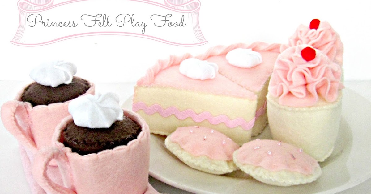 Homespun With Love Princess Felt Play Food