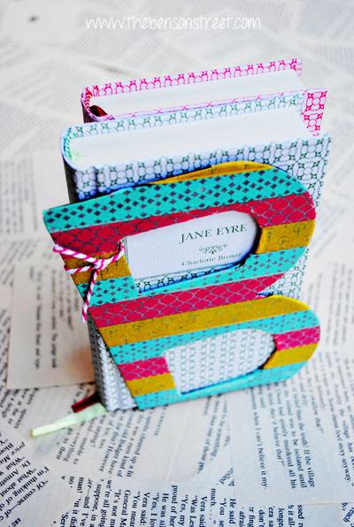 Washi Tape Bookends