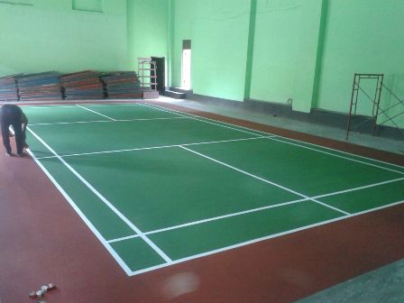 Foto Pengerjaan Kami : Lapangan Badminton