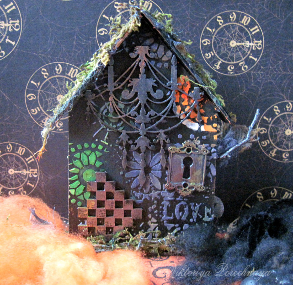 Мечты сбываются... Mixed Media Haunted House