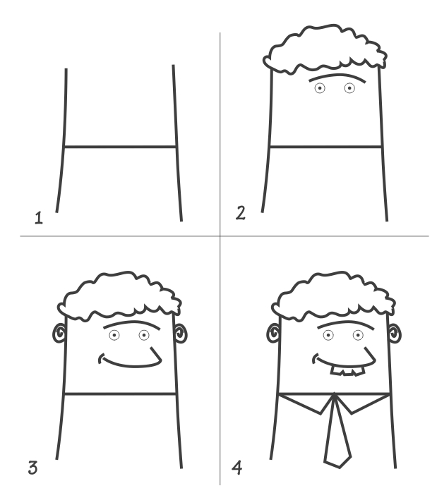 Funny Easy Drawings