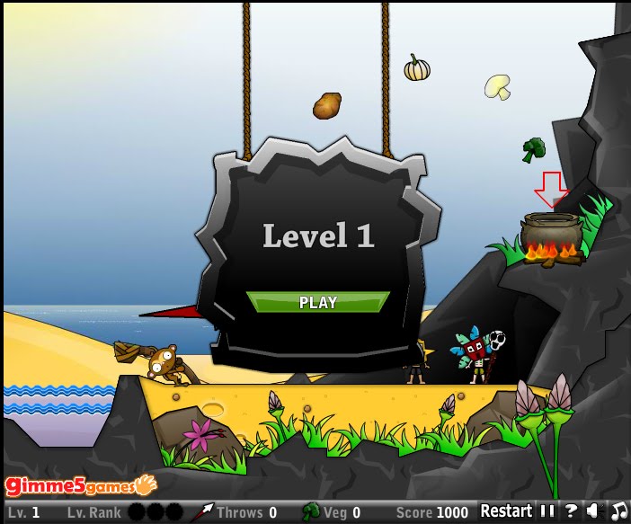 Free Download Flash Game "Cannibal Casserole" Free Download Flash Games