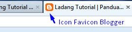 mengganti favicon icon pada address bar di blogspot blogger
