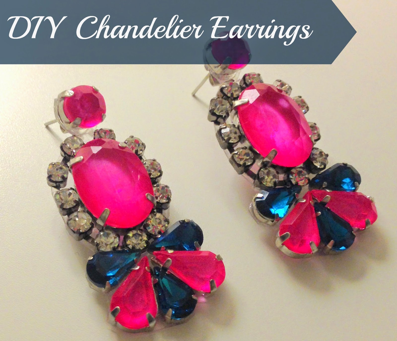 A Little Bolt of Life DIY Chandelier Earrings